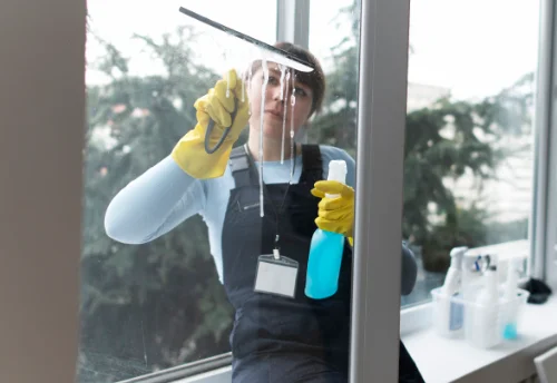 Nettoyage de vitres intérieures et extérieures à Méréville